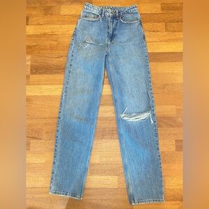 Ksubi High Waist Straight Distressed Women's Jeans